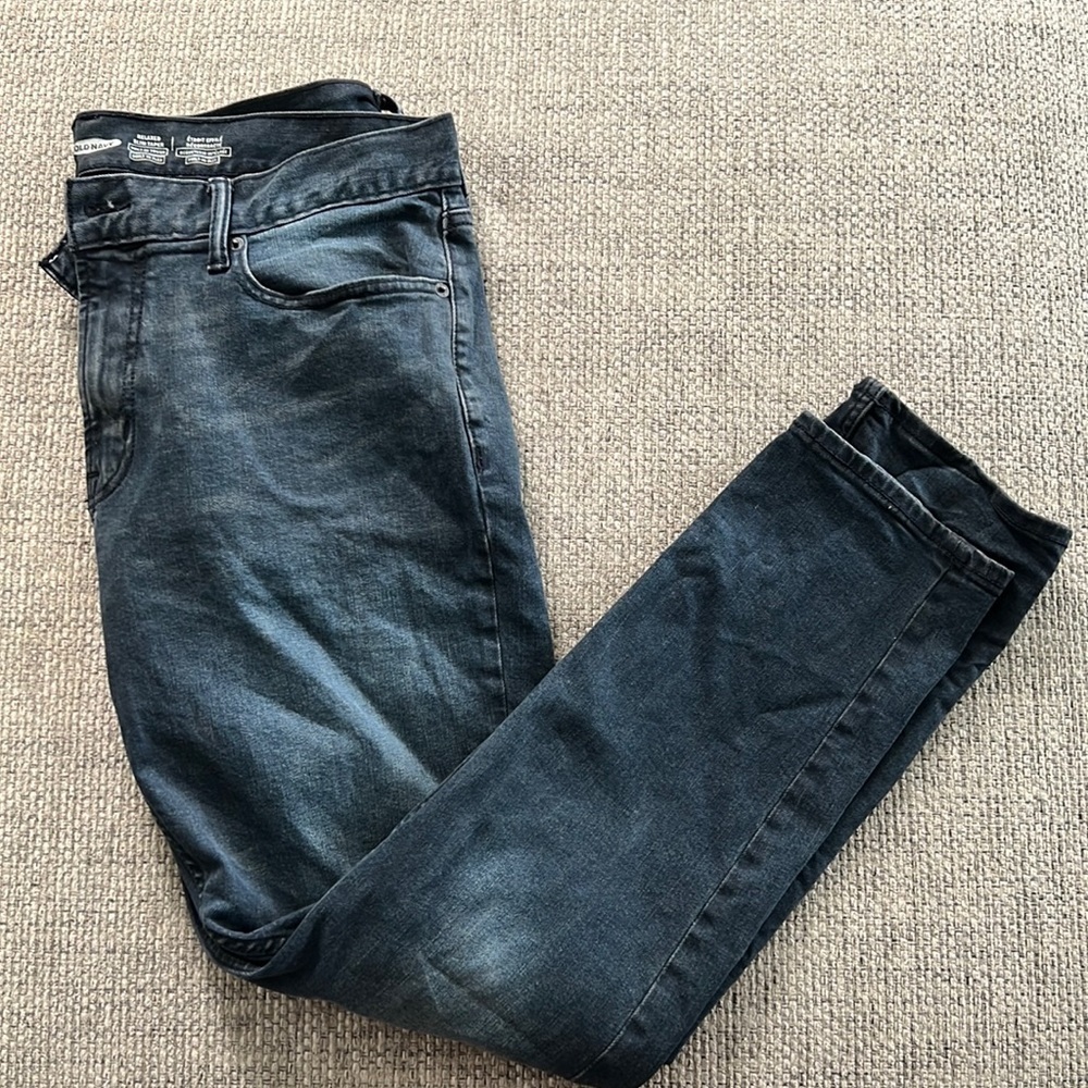 *4 for $25* Old Navy Relaxed Slim Taper jeans